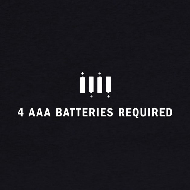 4 AAA Batteries Required by GoAwayGreen